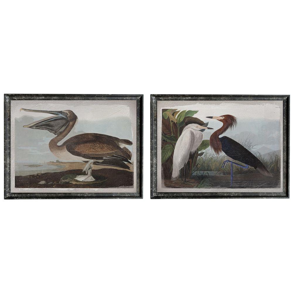 Maleri Fugl Orientalsk Enheder - Dkd Home Decor Maleri  - 8424001993956