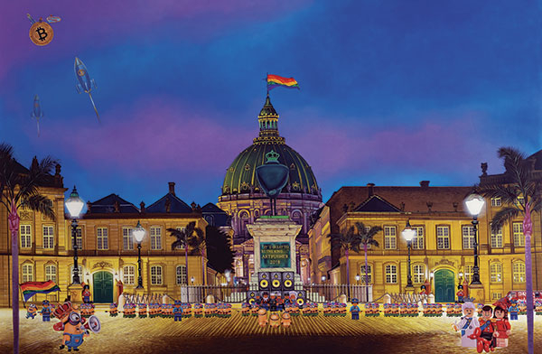 Amalienborg Artpusher - Artpusher Maleri