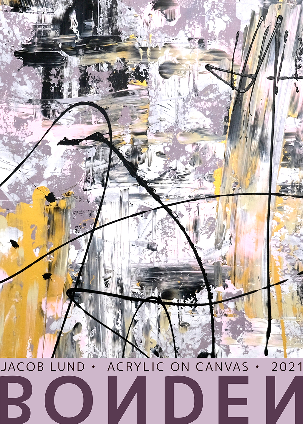 Bonden Poster Jacob Lund Art - Jacob Lund Art Maleri