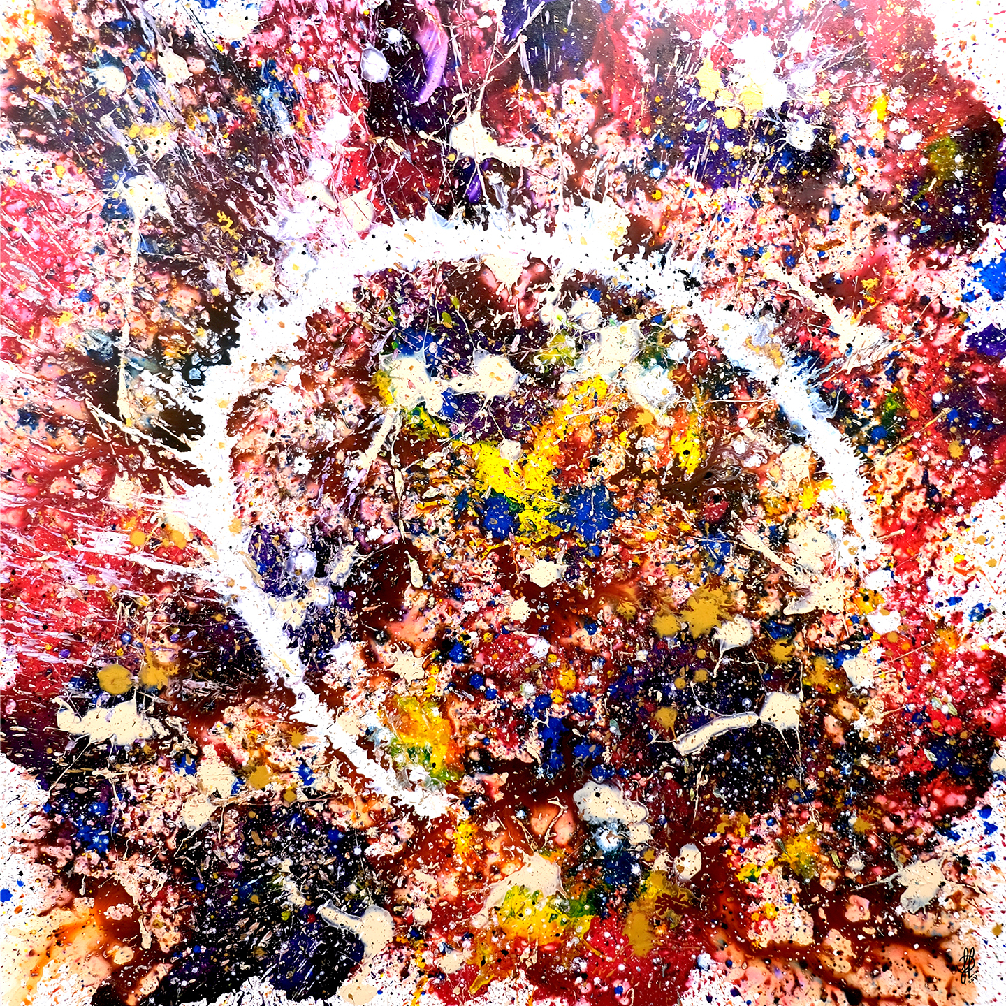 Chaos Mind Jacob Lund Art - Jacob Lund Art Maleri