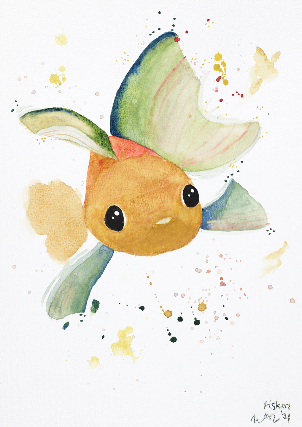 Fisken Lille Atelier - Maleri