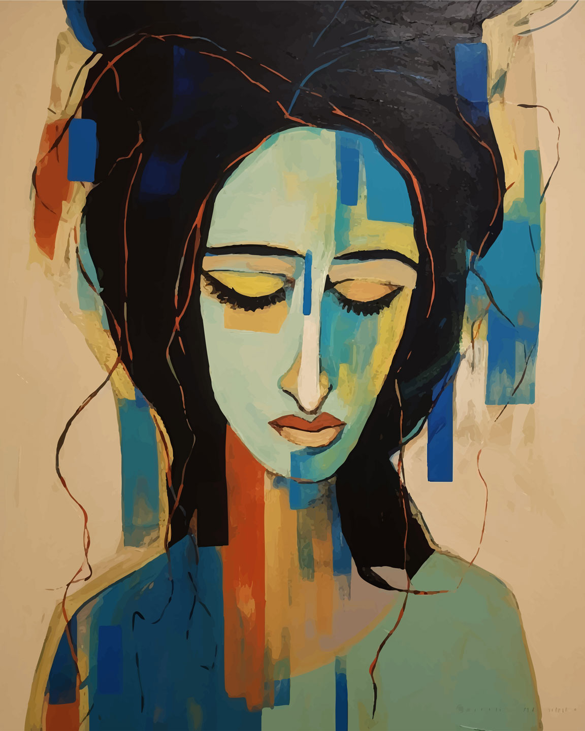 Girl Mood Amp333 Illustrations - Maleri