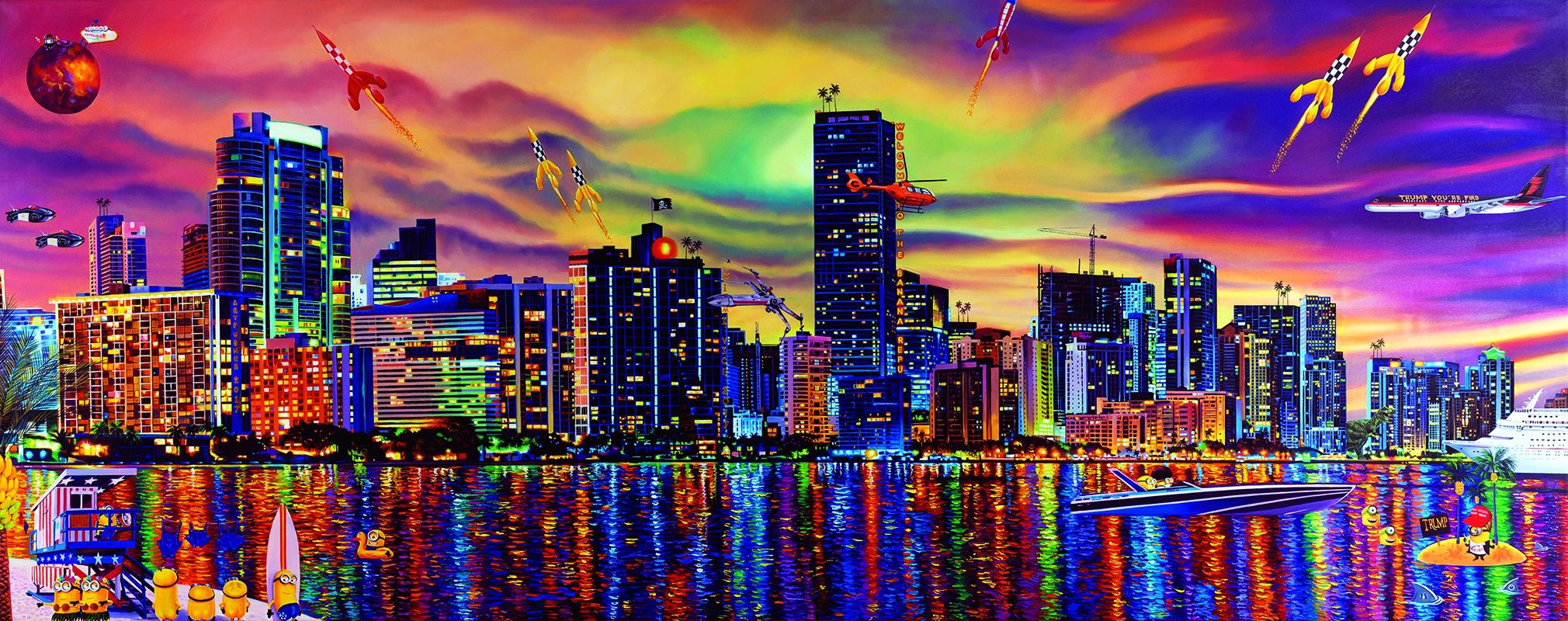 Miami Spice Artpusher - Artpusher Maleri