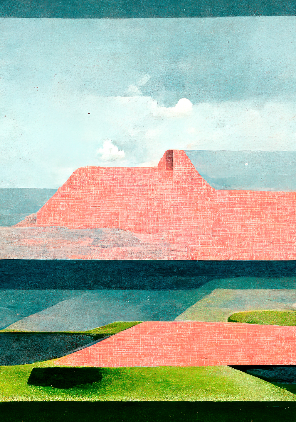 Pink Summer Oceanshore Yoma Emptylands - Yoma.emptylands Maleri