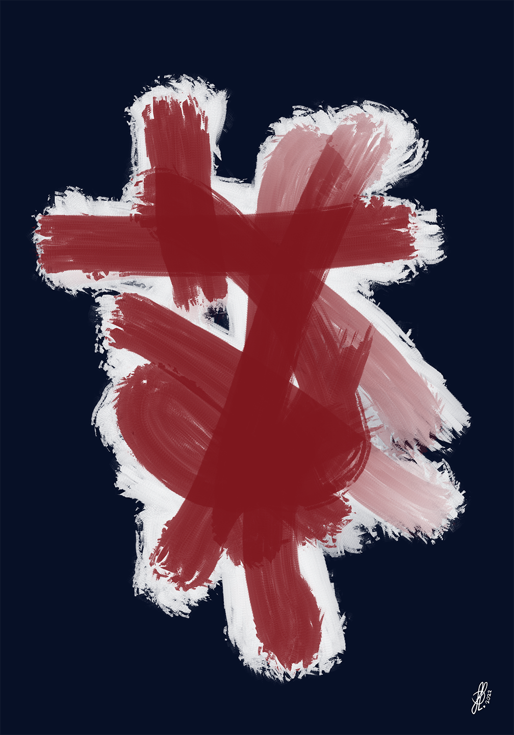 This Mad Jacob Lund Art - Jacob Lund Art Maleri