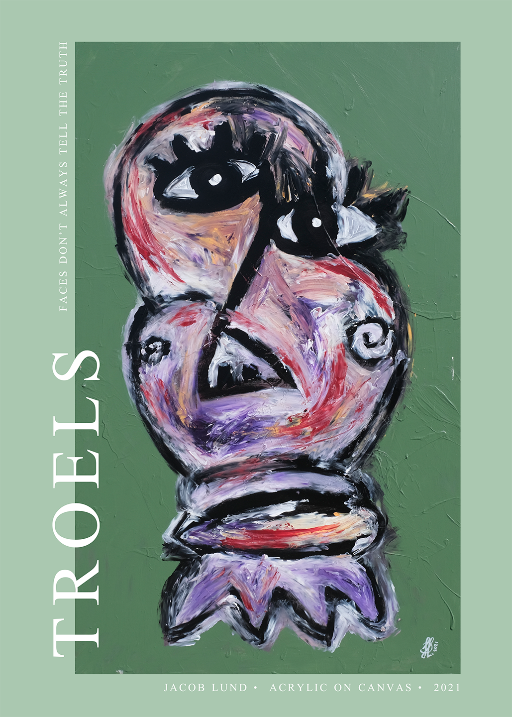 Troels Poster Jacob Lund Art - Jacob Lund Art Maleri
