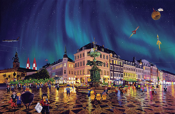 Vimmelskaftet Artpusher - Artpusher Maleri