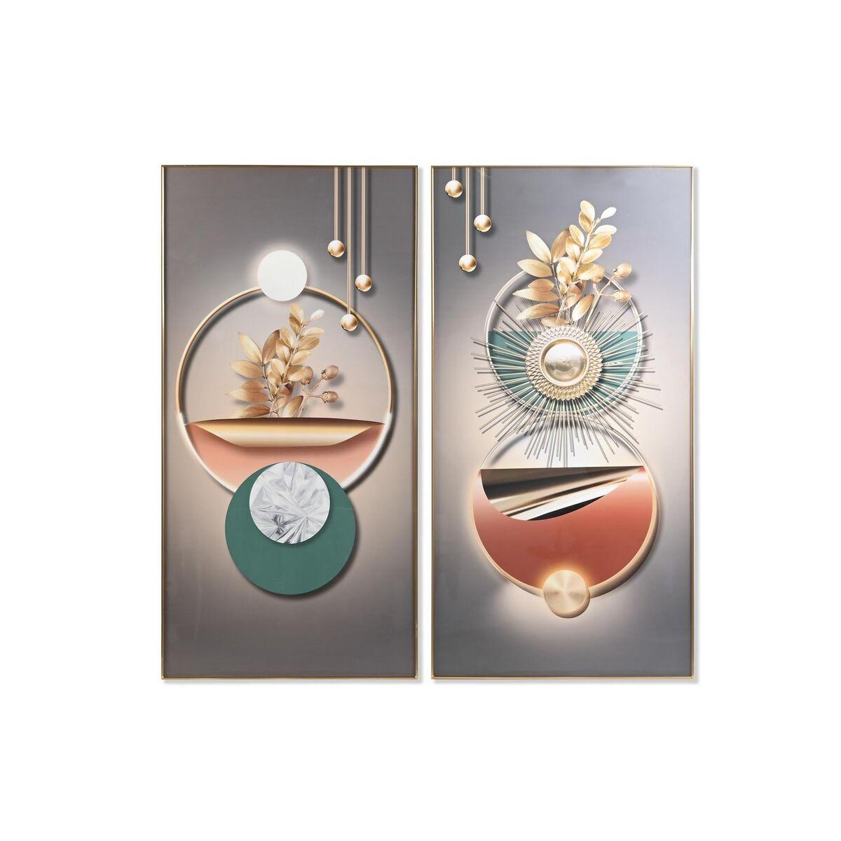 Maleri 160 Abstrakt Enheder - Dkd Home Decor Maleri  - 8424001991181