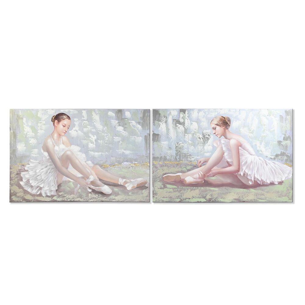 Maleri 120 Ballet Ballerina Traditionel Enheder - Dkd Home Decor Maleri  - 8424001940493