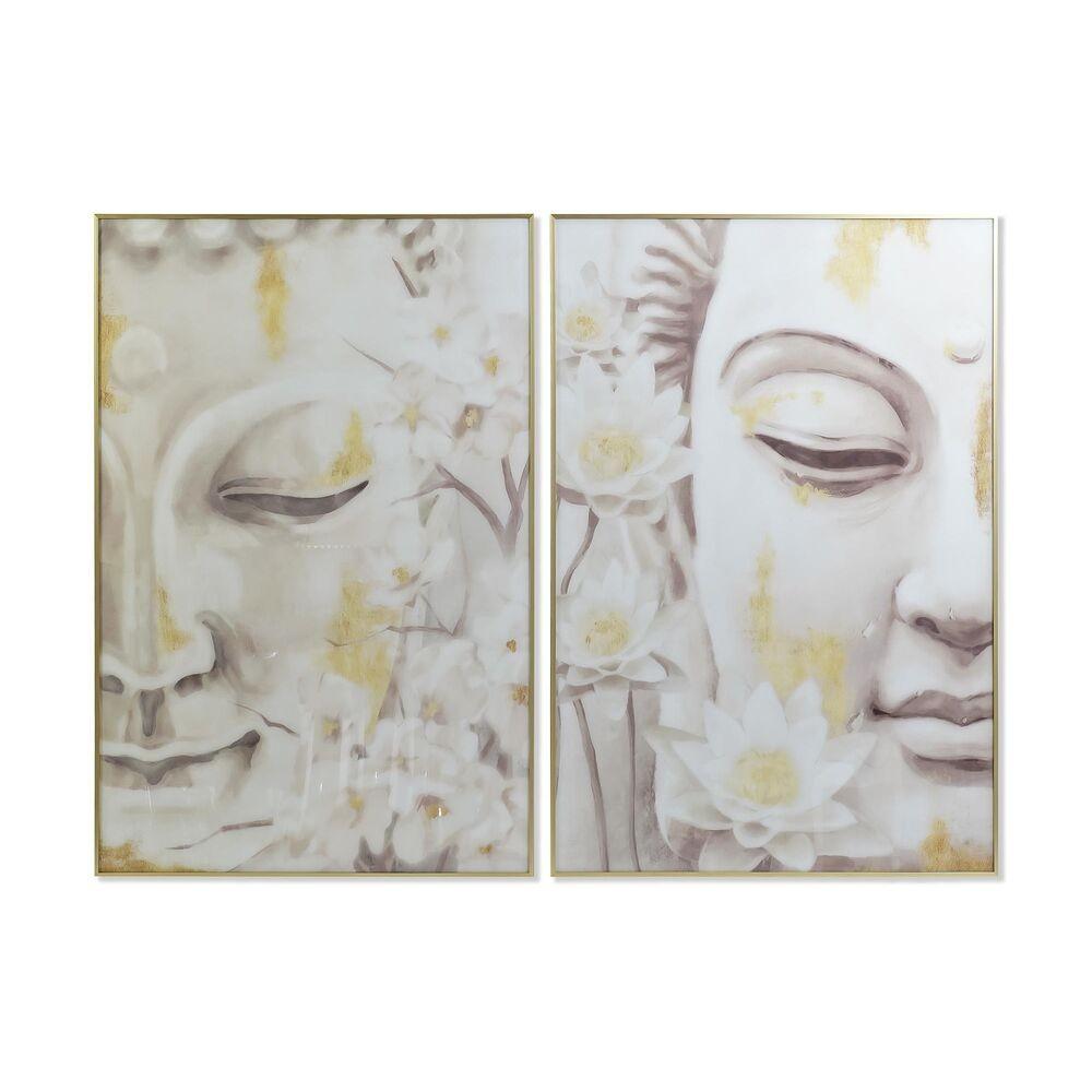 Maleri Buddha 120 Orientalsk Enheder - Dkd Home Decor Maleri  - 8424002017439