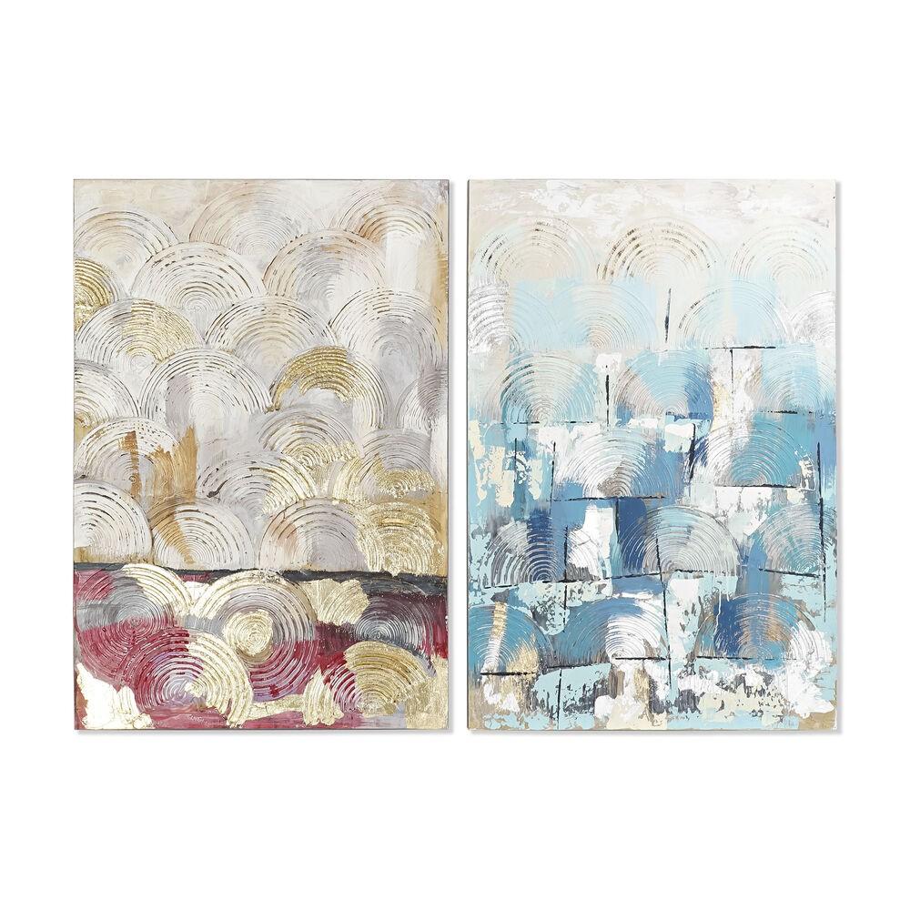 Maleri 120 Abstrakt Loft Enheder - Dkd Home Decor Maleri  - 8424002016852