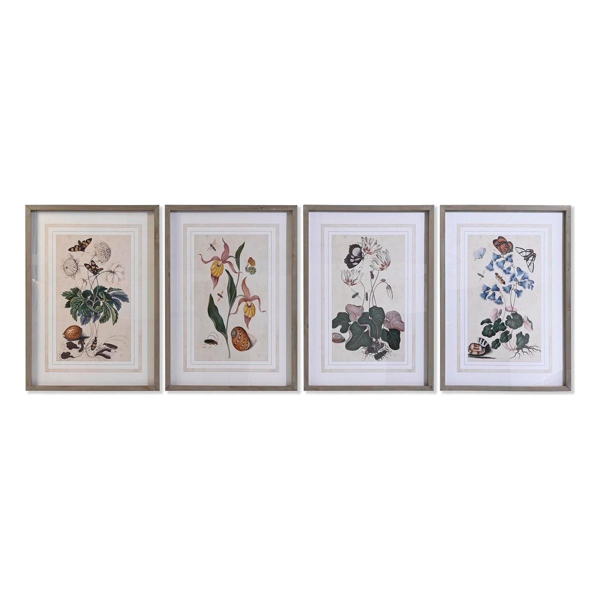Maleri Gran Krystal Cvetlice Dele - Dkd Home Decor Maleri  - 8424002013615