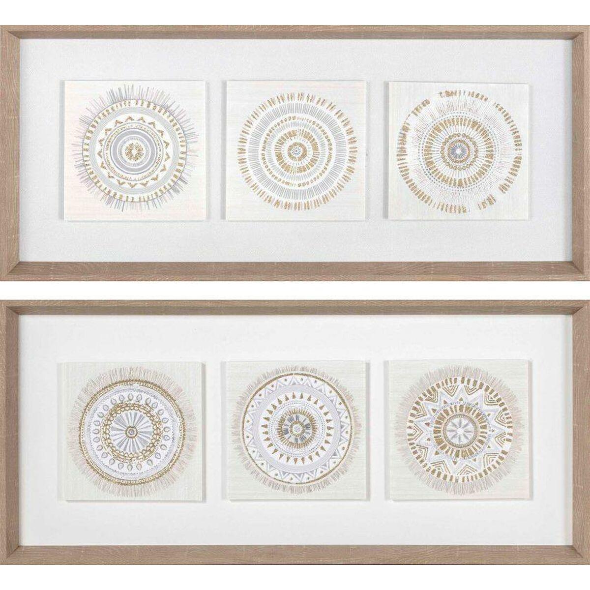 Maleri Cirkler Skandinavisk Enheder - Dkd Home Decor Maleri  - 8424002013929