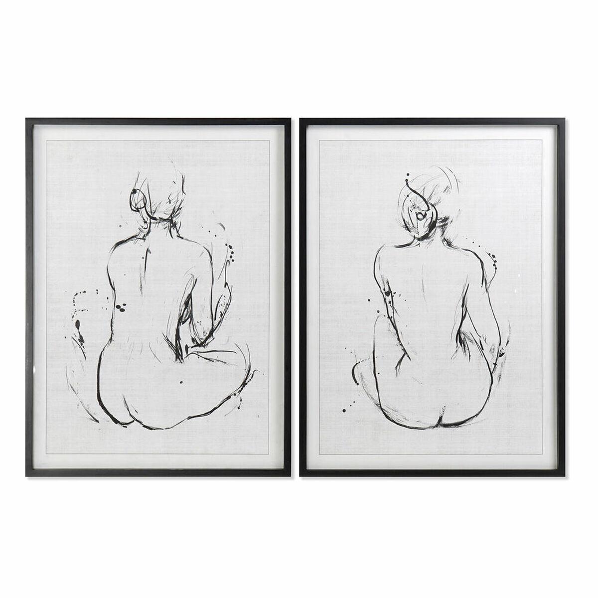 Maleri Dame Moderne Enheder - Dkd Home Decor Maleri  - 8424002048426