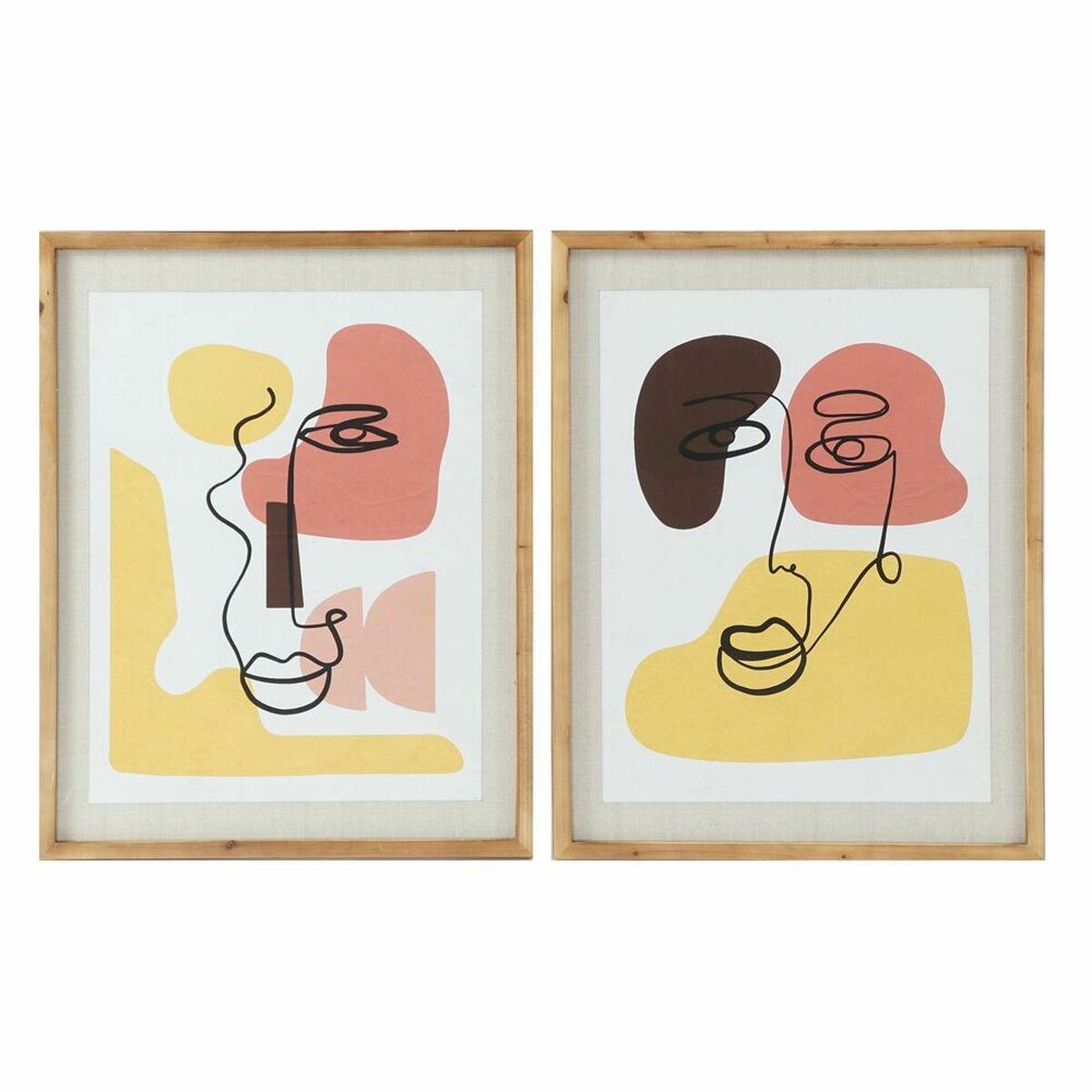 Maleri Abstrakt Skandinavisk Enheder - Dkd Home Decor Maleri  - 8424002046408
