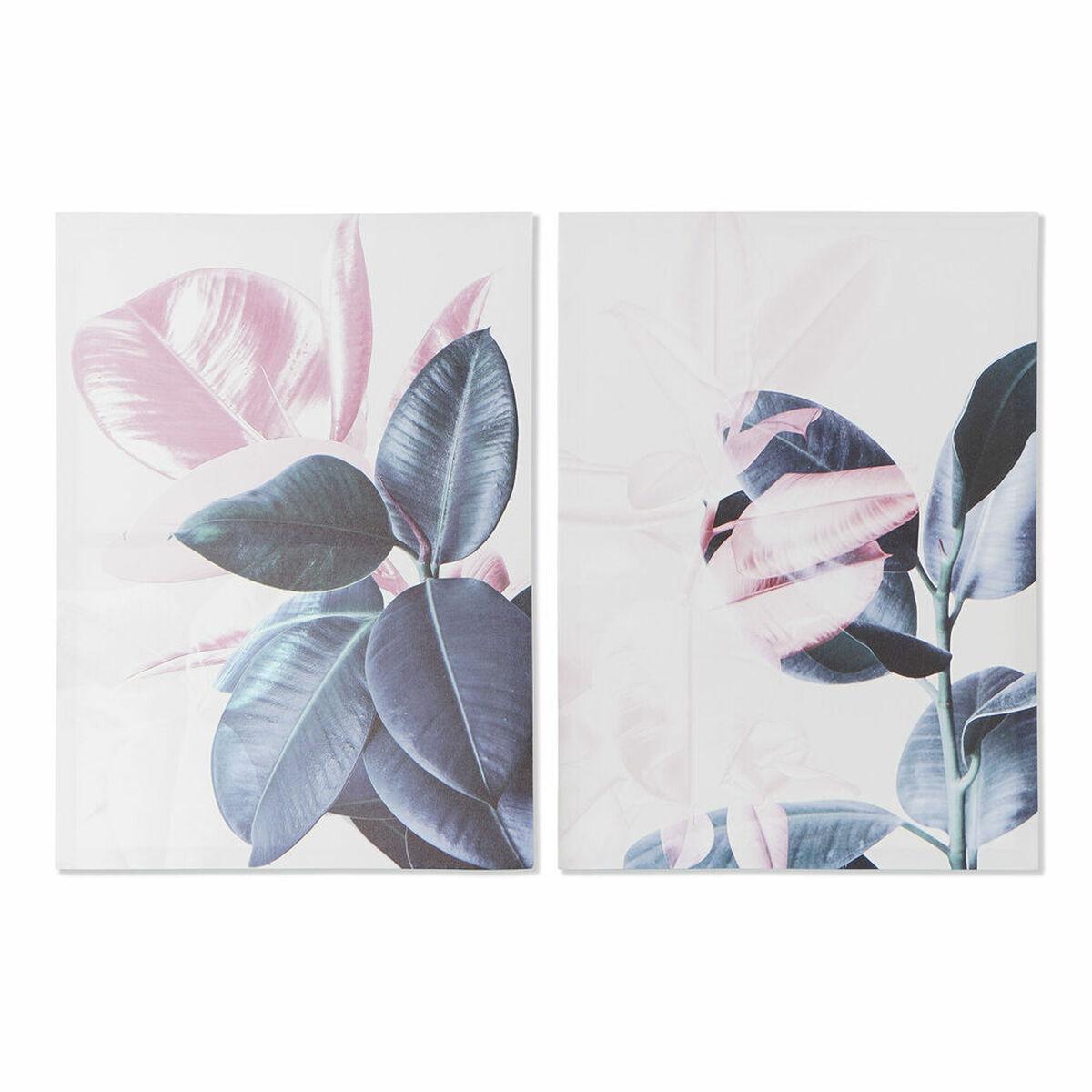 Maleri Dkd Home Decor Tropisk Blad Plante Enheder - Maleri  - 8424001931729