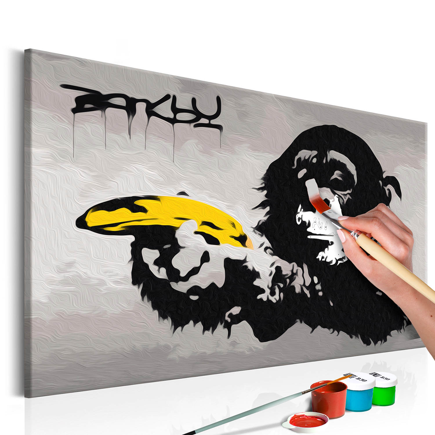 Artgeist Diy Lærred Maleri Monkey 60x40 - Artgeist Maleri  - 5903301902484