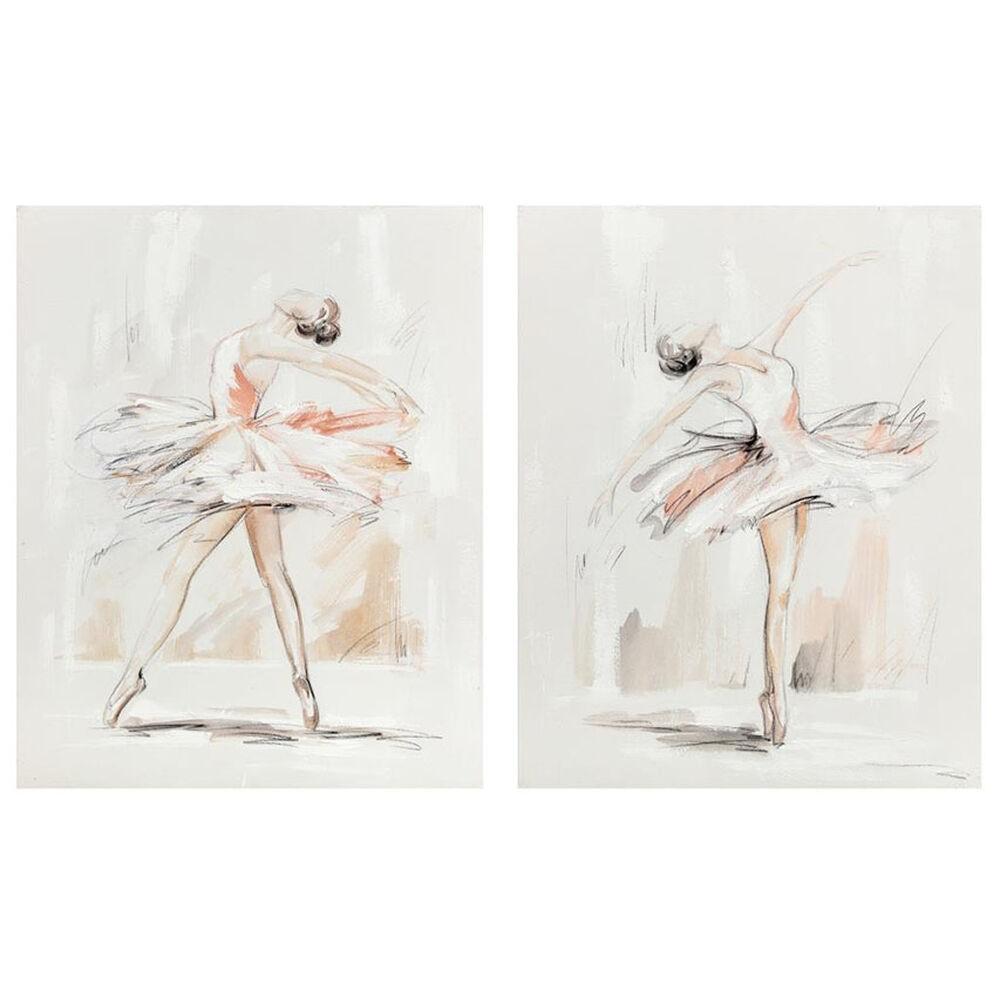 Maleri 100 Ballet Ballerina Romantisk Enheder - Dkd Home Decor Maleri  - 8424001931286