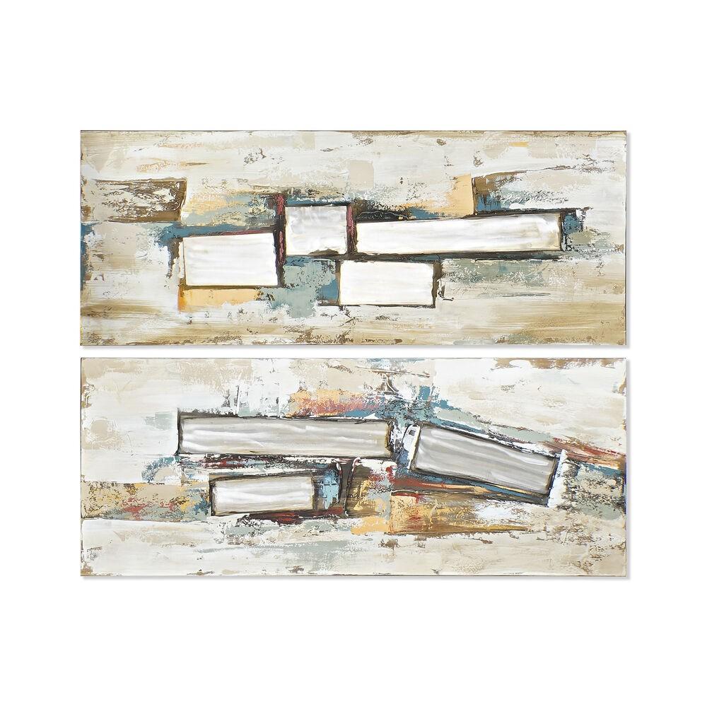 Maleri 150 Abstrakt Loft Enheder - Dkd Home Decor Maleri  - 8424001931682