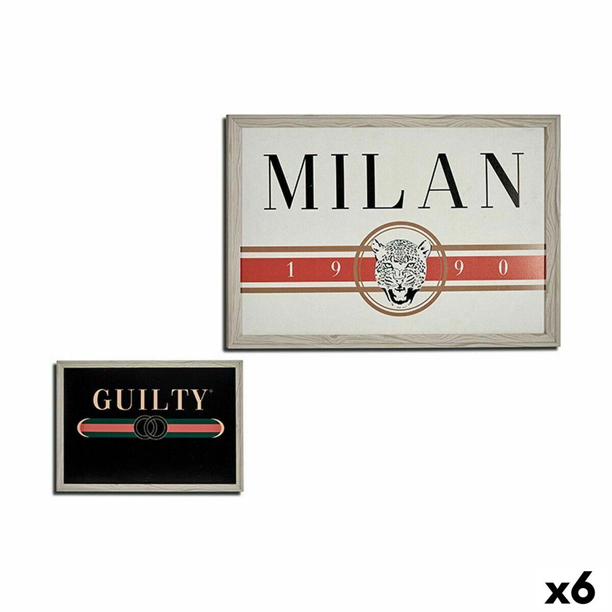 Maleri Guilty Milan Spånplade Enheder - Gift Decor Maleri  - 4899888633884