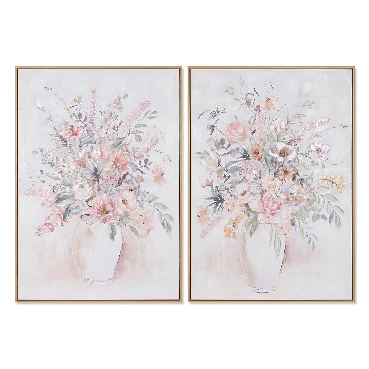 Maleri Home Esprit Shabby Chic Vase 100 Enheder - Home Esprit Maleri  - 8424002095390