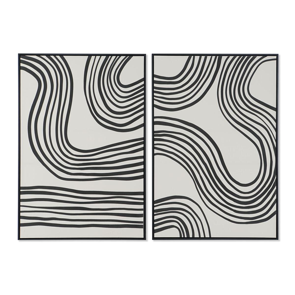 Sort Maleri Home Esprit Beige Moderne 123 Enheder - Maleri  - 8424002123024