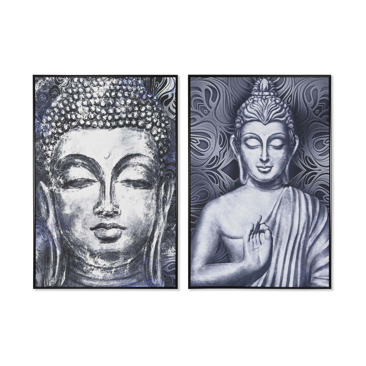 Maleri Home Esprit Buddha Orientalsk 123 Enheder - Home Esprit Maleri  - 8424002089436