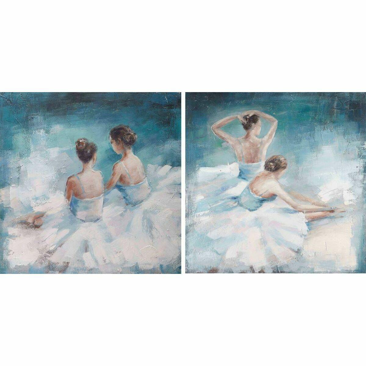 Maleri 100 100 Ballet Ballerina Romantisk Enheder - Dkd Home Decor Maleri  - 8424002015602