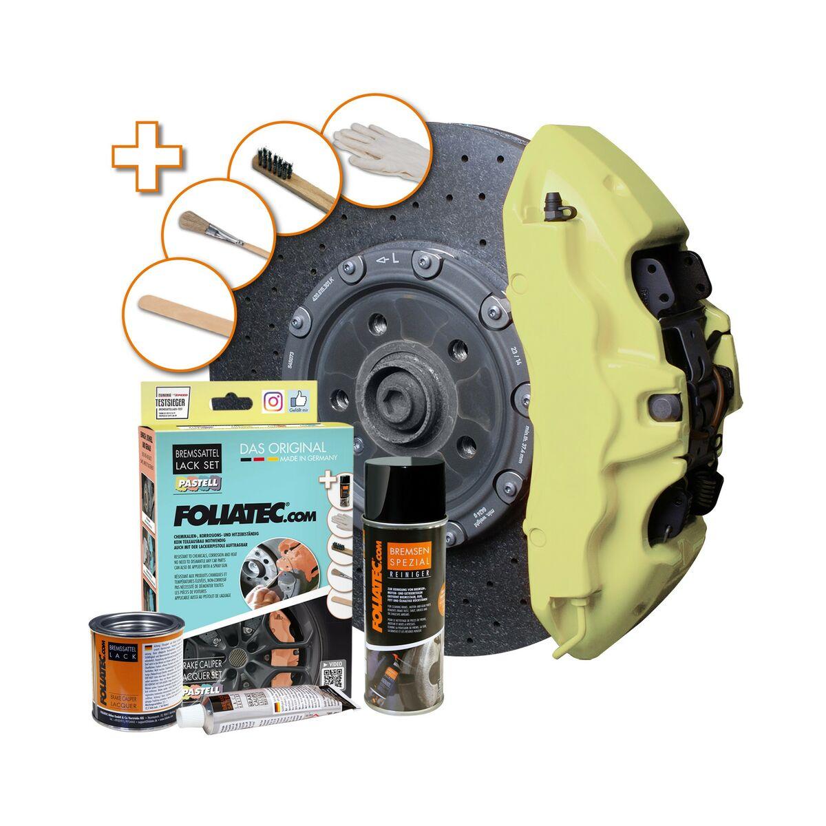 Maleri Foliatec Fo2221 Bremsekaliber Vanilje Gul - Foliatec Maleri  - 4002581022217