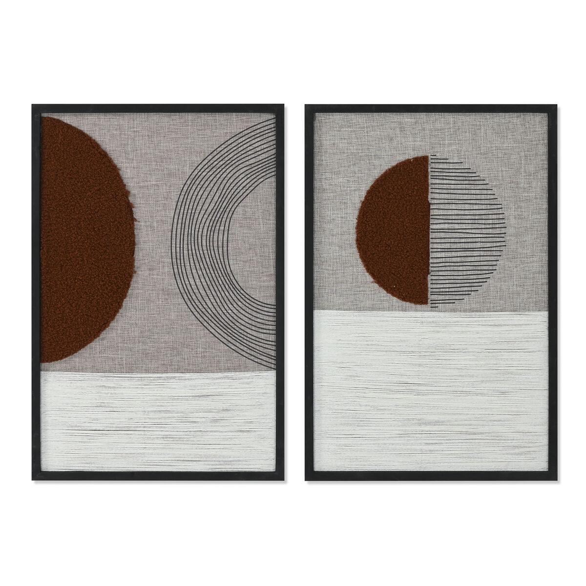 Maleri Home Esprit Beige Terrakotta Moderne Urban Enheder - Maleri  - 8424002145224