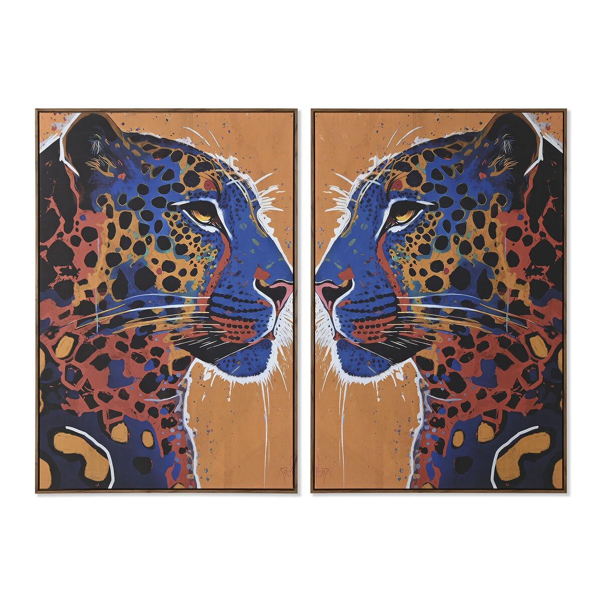 Maleri Home Esprit Leopard Urban 120 Enheder - Maleri  - 8424002147525