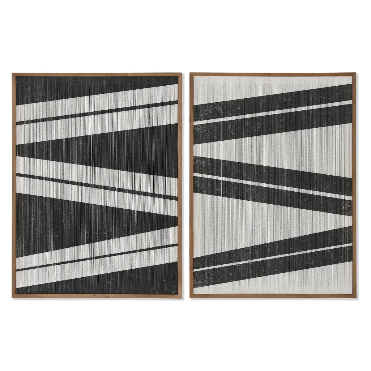 Maleri Home Esprit Striber Urban Enheder - Maleri  - 8424002119256