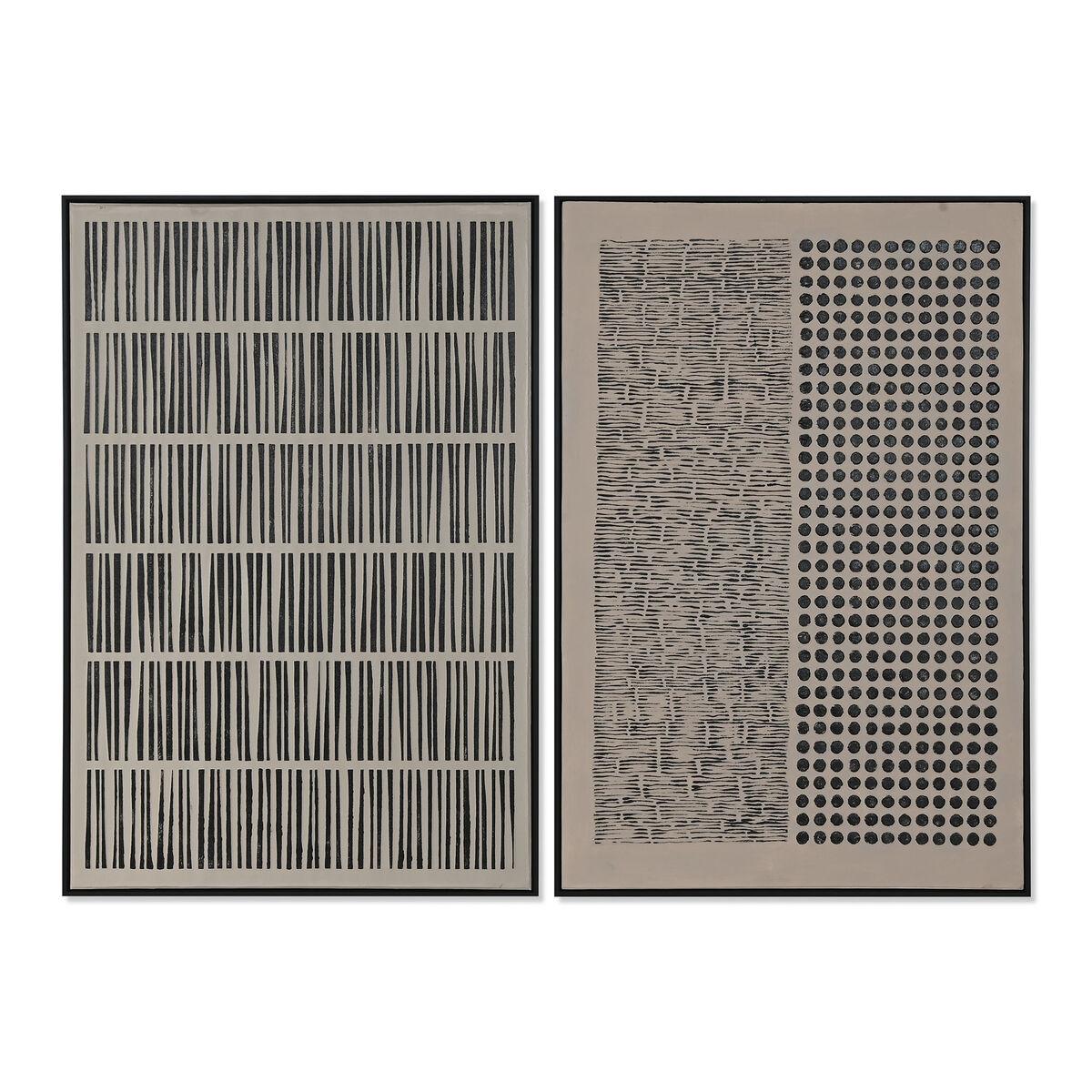 Sort Maleri Home Esprit Brun Moderne Urban 123 Enheder - Maleri  - 8424002161538