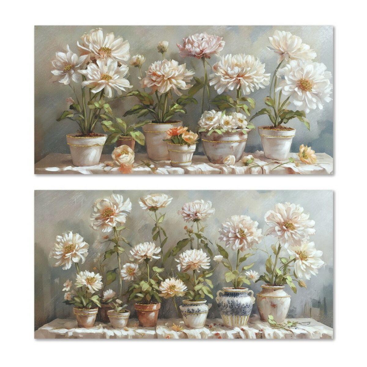 Maleri Home Esprit Urtepotte Traditionel 120 Enheder - Maleri  - 8424002186098