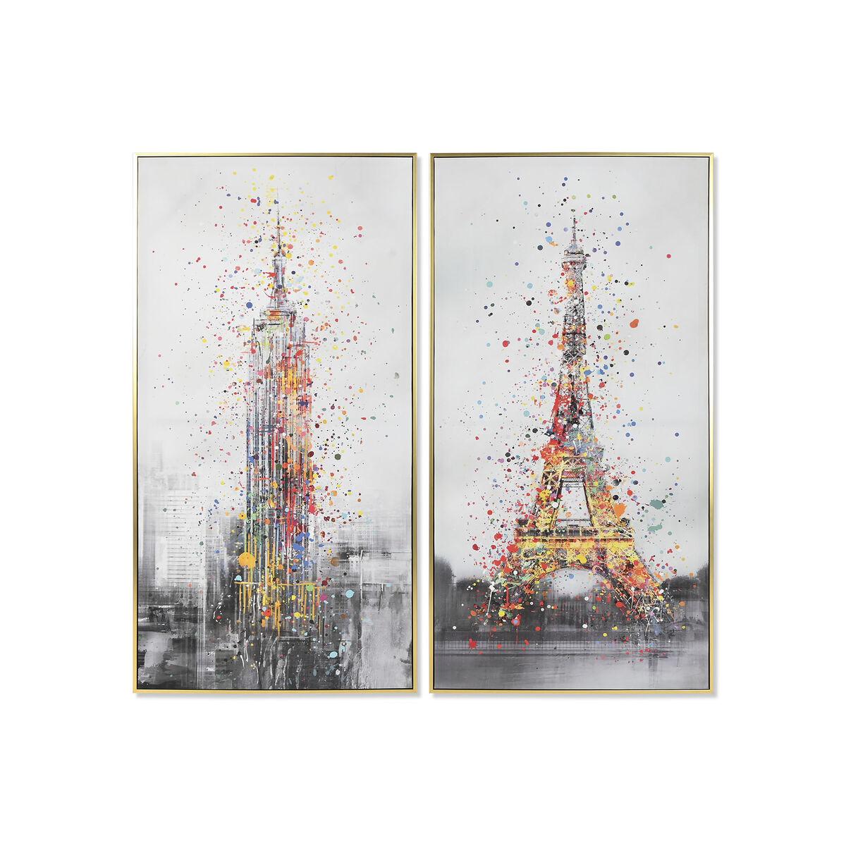 Maleri Home Esprit Paris New York Loft 122 Enheder - Maleri  - 8424002188252