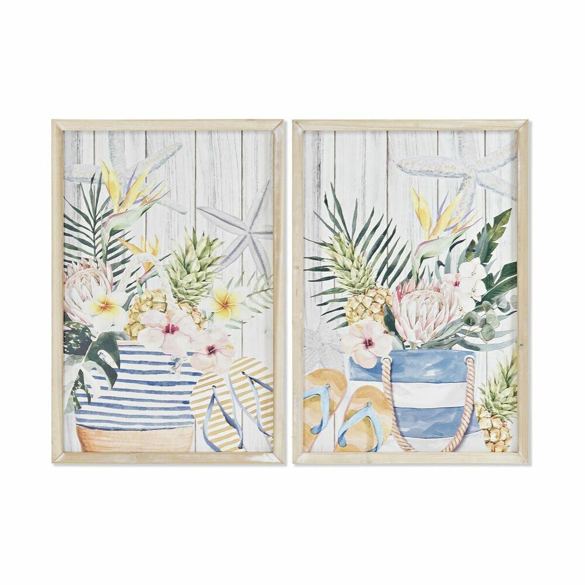 Maleri Dkd Home Decor Sommer Middelhavet Enheder - Maleri  - 8424001947799