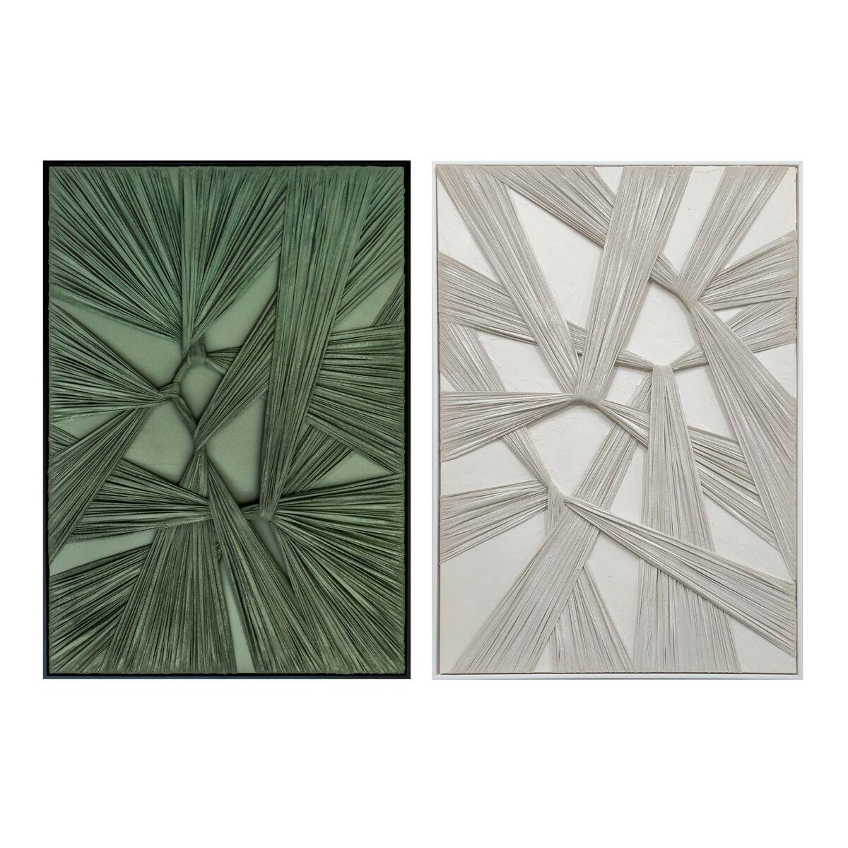 Grøn Maleri Home Esprit Beige Moderne Enheder - Maleri  - 8424002202934