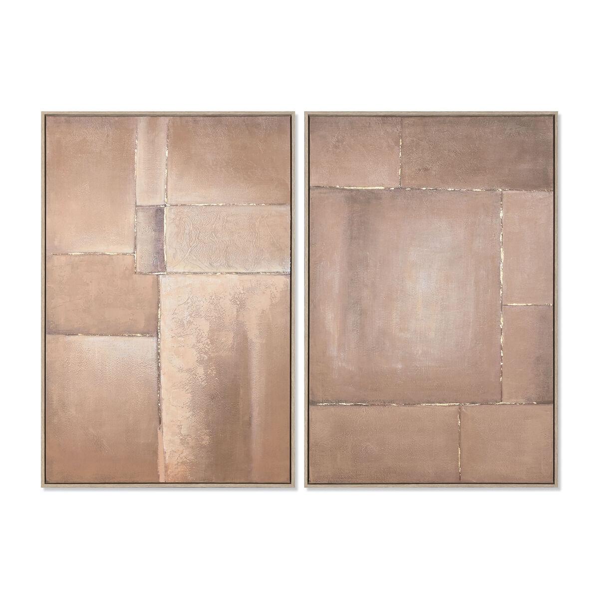 Maleri Home Esprit Brun Abstrakt Moderne 120 Enheder - Maleri  - 8424002211622