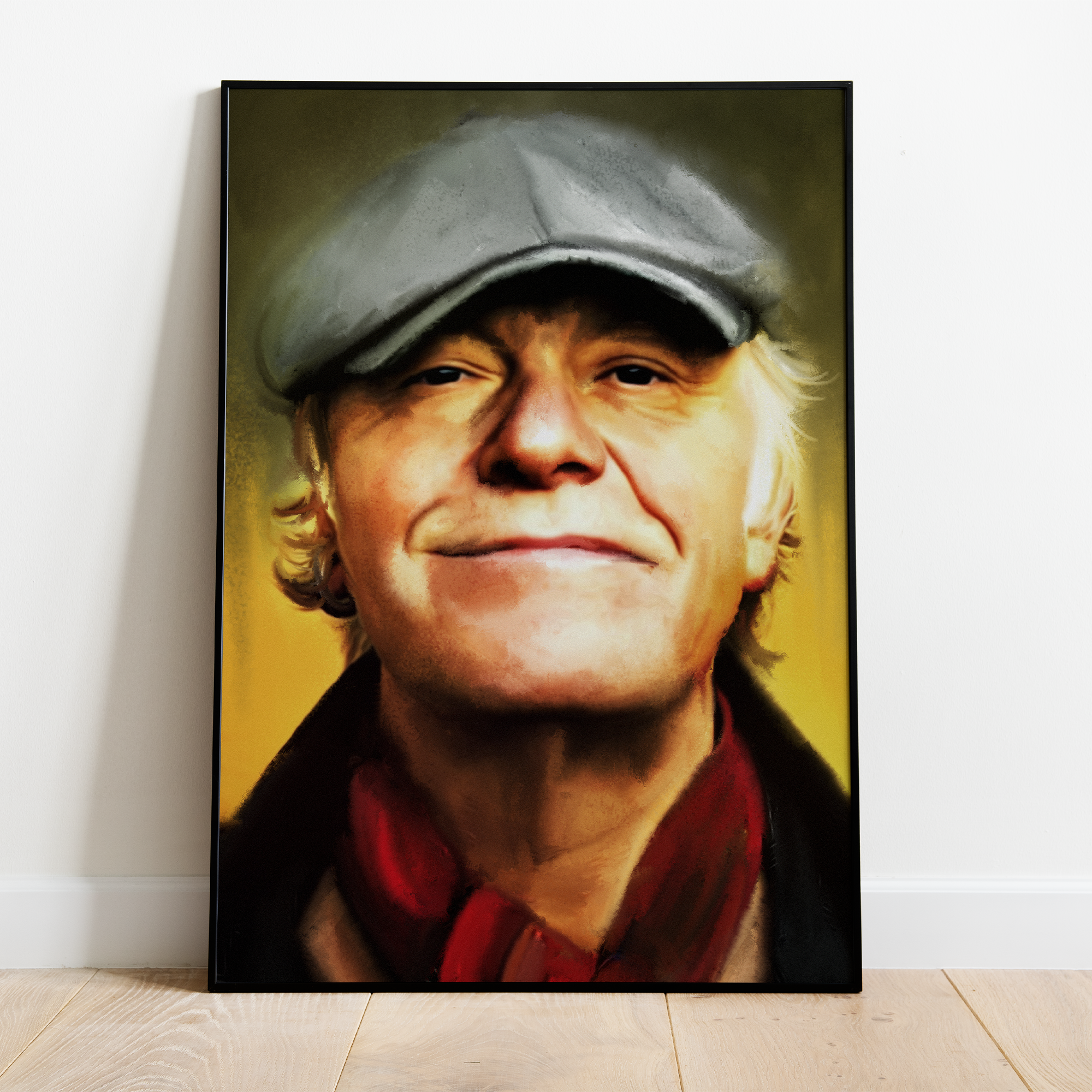 Kim Larsen Maleri Plakat - Just Karikatur Maleri