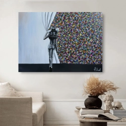 Maleri Graffiti Wall - Mynewart.dk Maleri