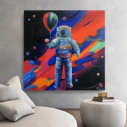 Maleri Astronaut - Mynewart.dk Maleri