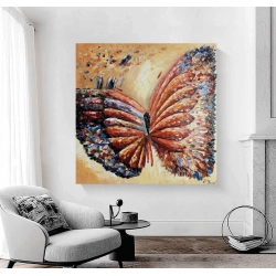 Maleri Big Butterfly - Mynewart.dk Maleri
