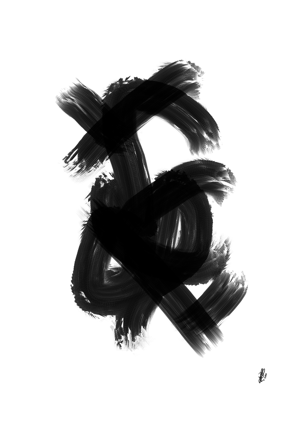 Hydra Jacob Lund Art - Jacob Lund Art Maleri