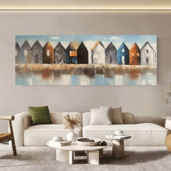 Maleri Cityscape - Mynewart.dk Maleri