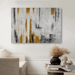 Gul Maleri Dark Yellow - Mynewart.dk Maleri