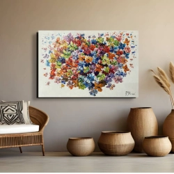 Maleri Spectrum - Mynewart.dk Maleri