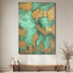 Grøn Maleri Glittering Green - Mynewart.dk Maleri
